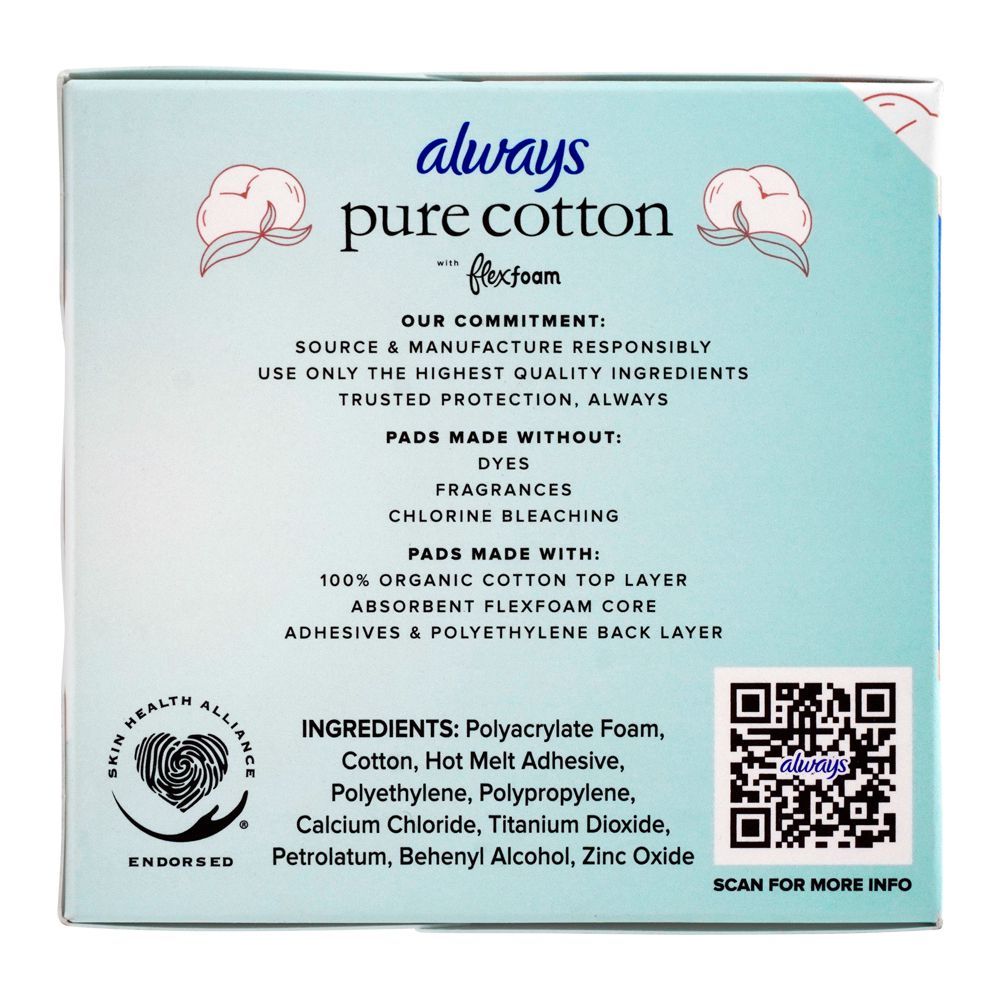 Buy Always Pure Cotton Flex Foam Regular Flow Flexi-Wings