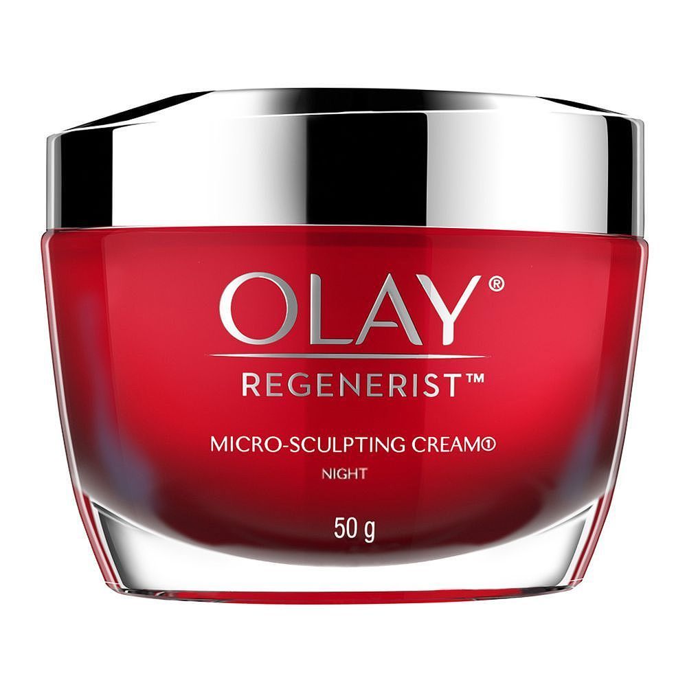 Buy Olay Regenerist Micro Sculpting Night Moisturiser Cream 50g Online