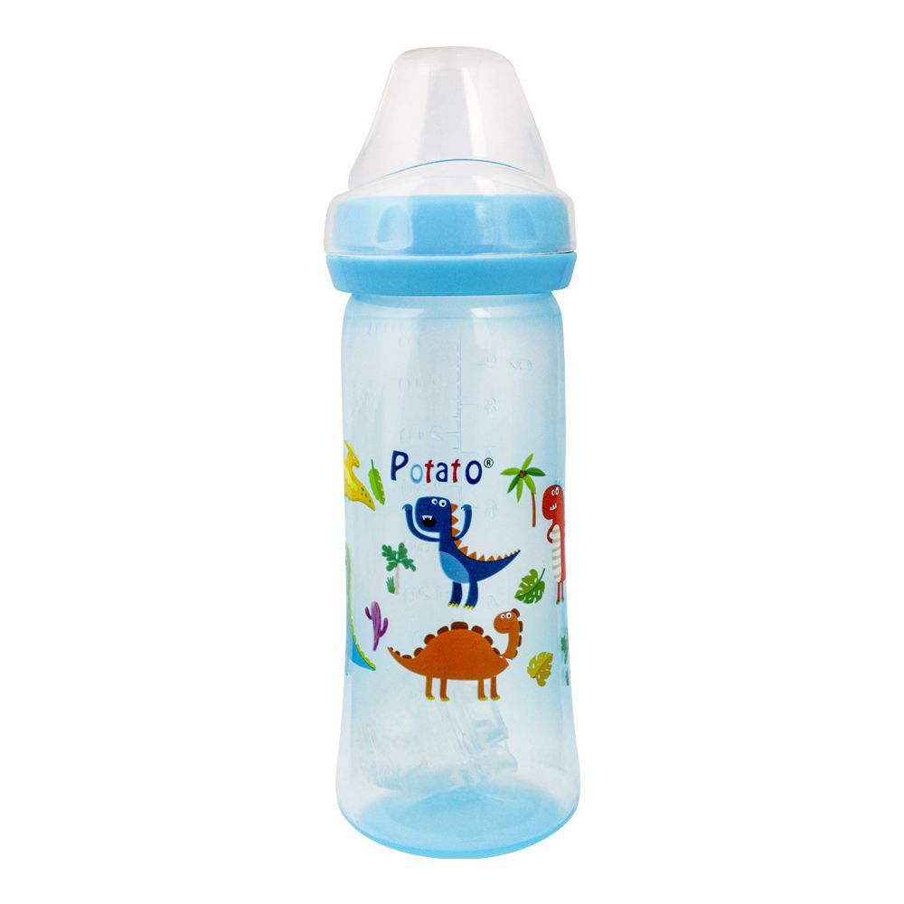 Order Potato Fast Flow Treat & Extra Soft Nipple Feeding Bottle, Blue ...