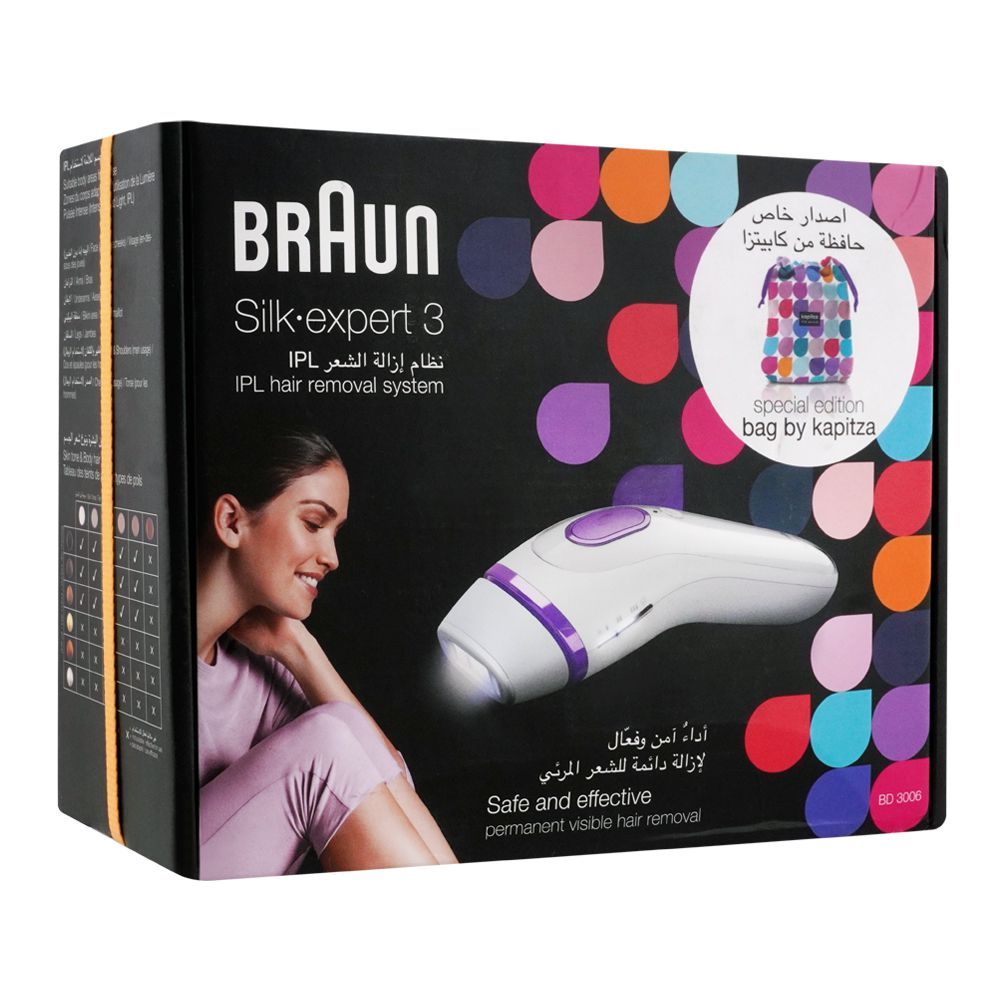 Order Braun Silk Expert Pro 3 IPL Legs, Body & Face Hair Removal