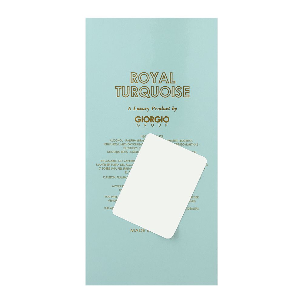 The Royal Turquoise 100 ml  المودة كروب Almawada Group