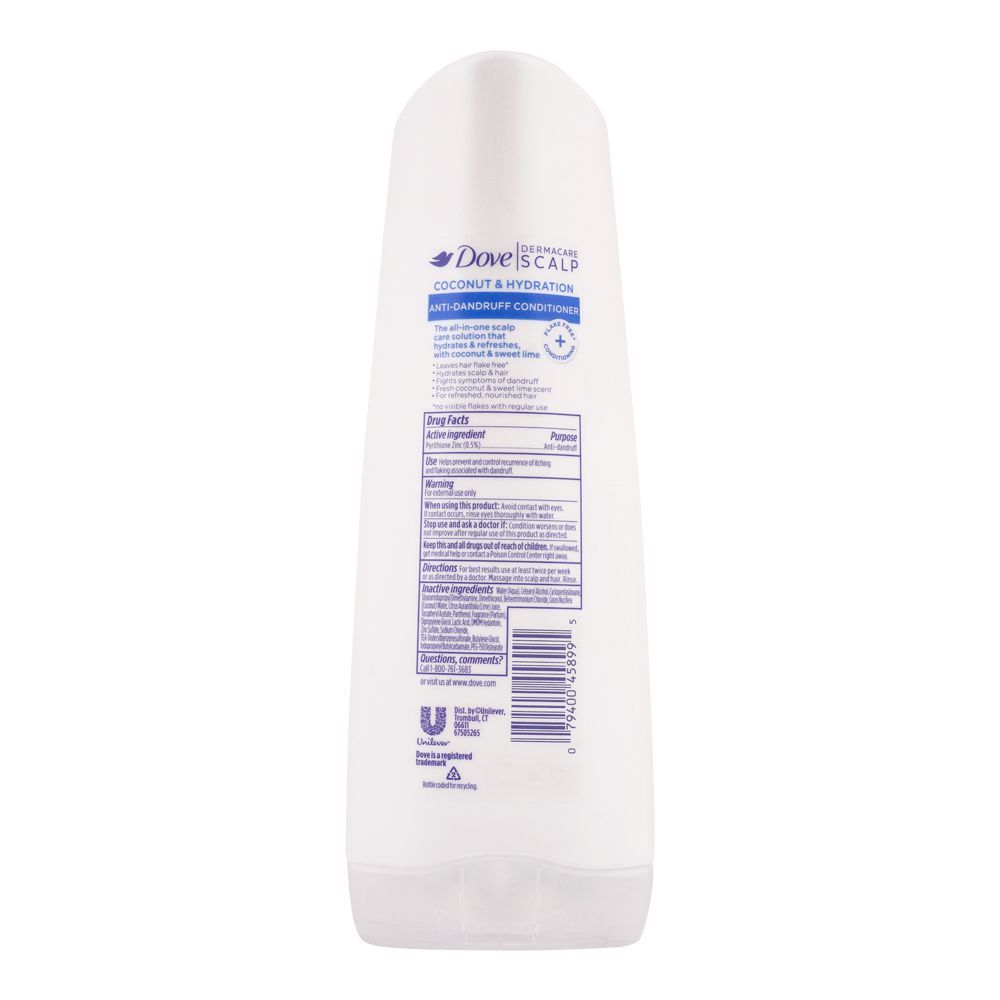 DermaCare Scalp Coconut and Hydration Anti-Dandruff Shampoo