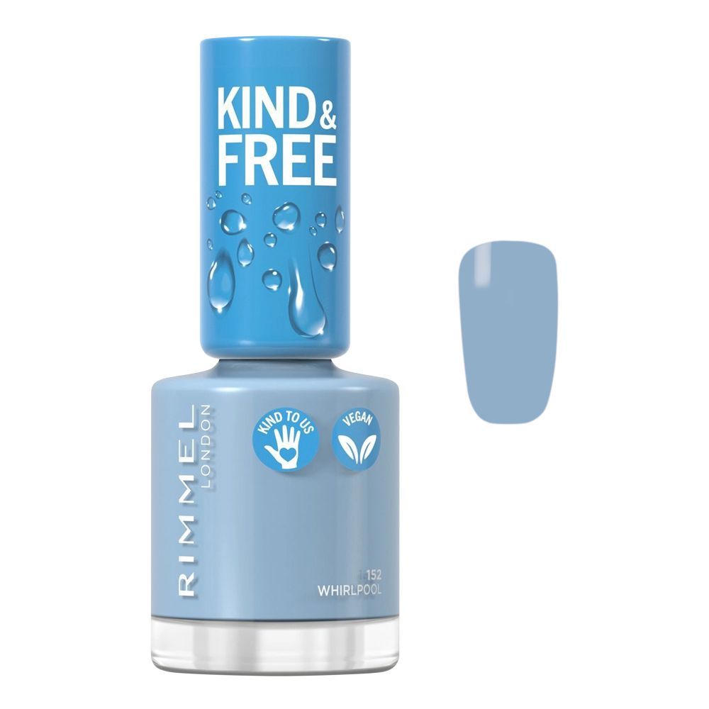 Order Rimmel Kind & Free Nail Polish, 152 Tidal Wave Blue Online at ...