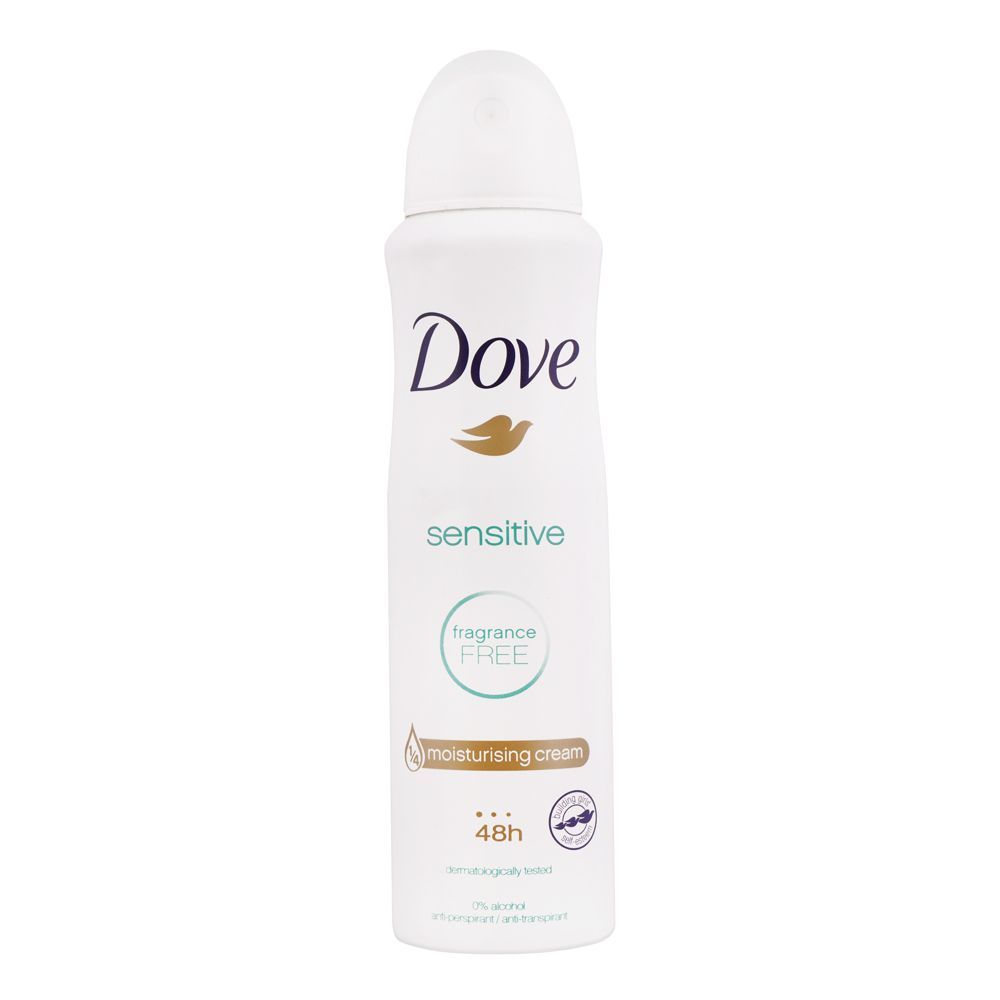 Order Dove Sensitive Fragrance Free Anti-Prespirant Deodorant Spray ...
