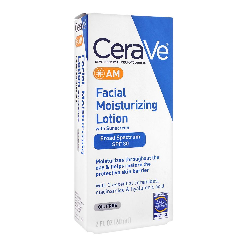 Purchase CeraVe AM Broad Spectrum, SPF 30, Facial Moisturizing Lotion ...