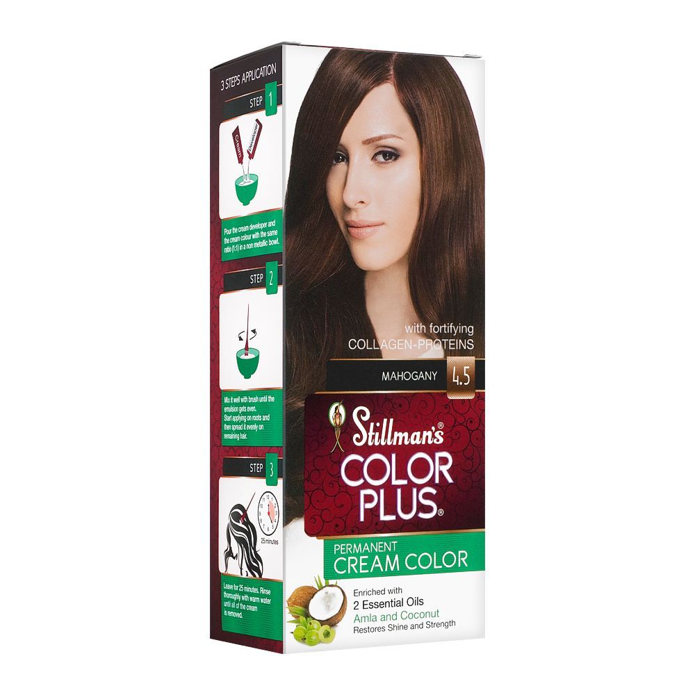 Buy Stillman's Color Plus Permanent Cream Color Hair Color, 4.5 ...
