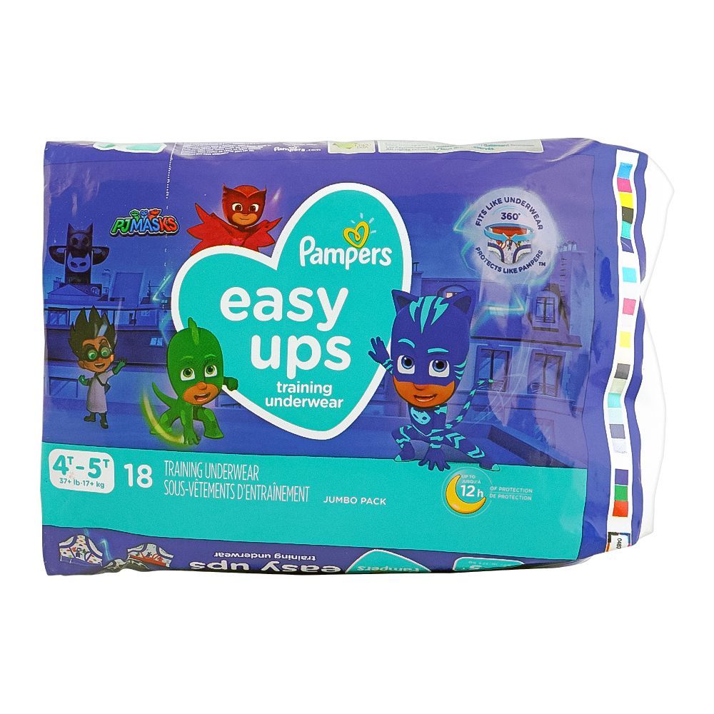 Order Pampers Easy Ups Boys Training Underwear, 4T-5T 17 KG, 18-Pack Online  at Special Price in Pakistan 
