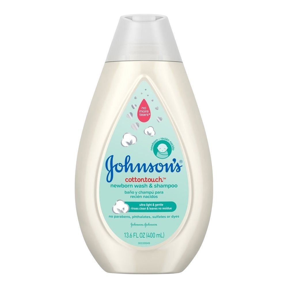 Order Johnson's Cotton Touch Newborn Wash & Shampoo, 400ml Online at