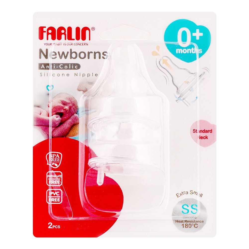 Newborns Silicone Nipple – Standard Neck –