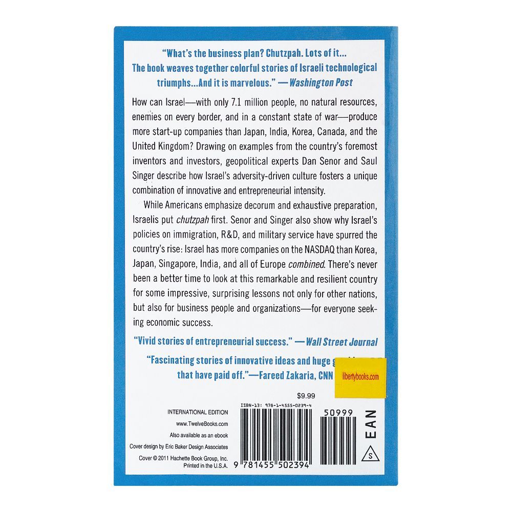 Buy Start-Up Nation: The Story Of Israel's Economic Miracle Online At ...