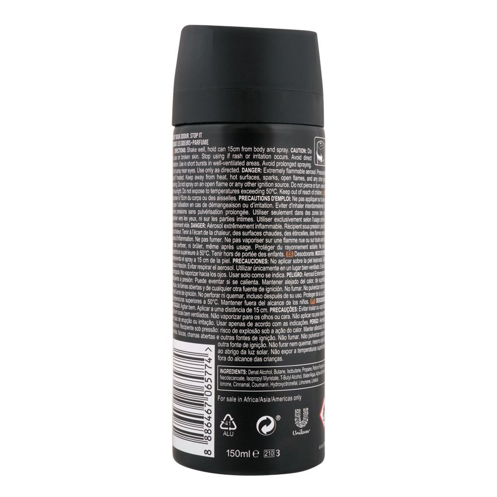 Order Axe Leather & Cookies 48 Hours Deodorant Spray, 150ml Online at ...