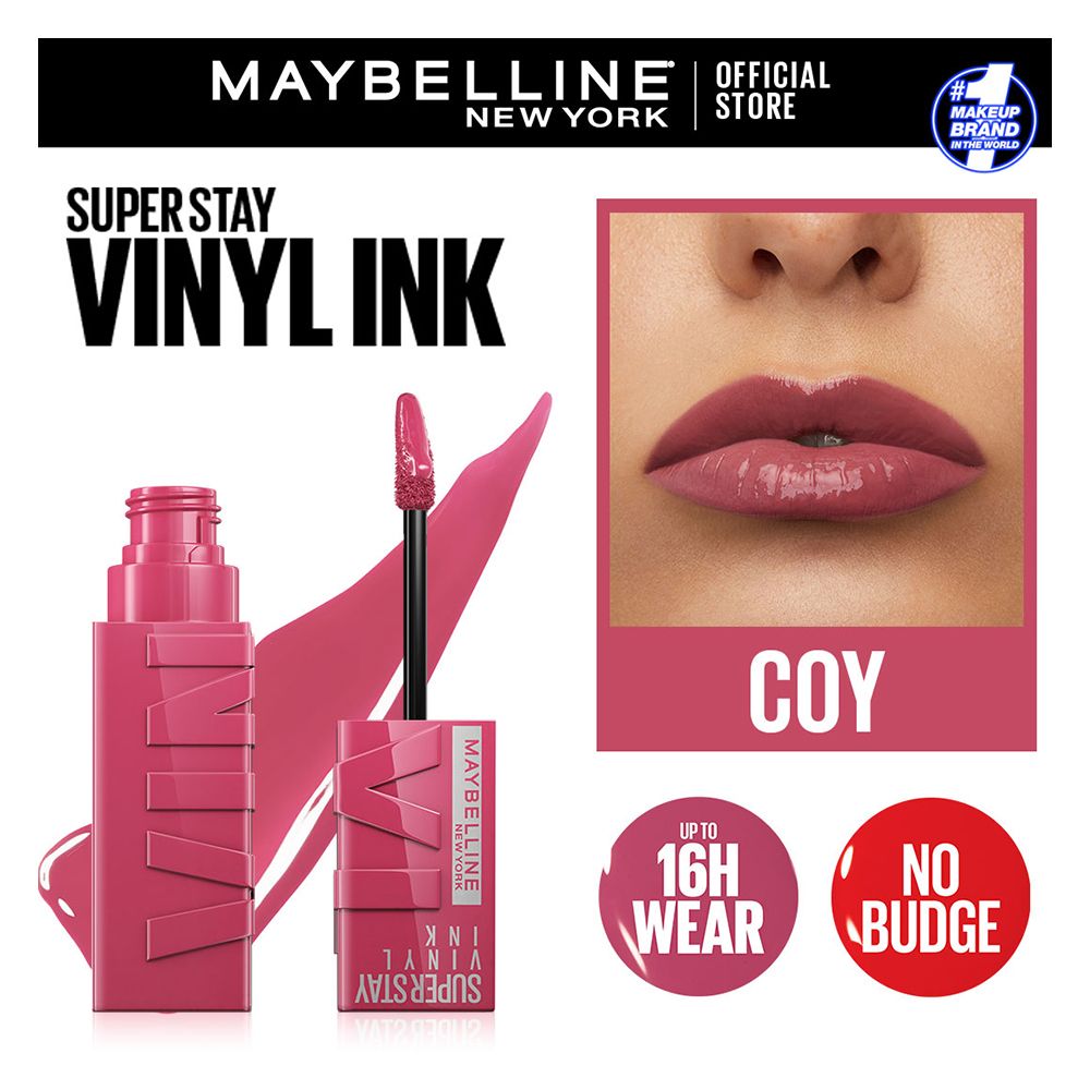 MAYBELLINE LIP STICK VINYL INK 20 COY – the health boutique