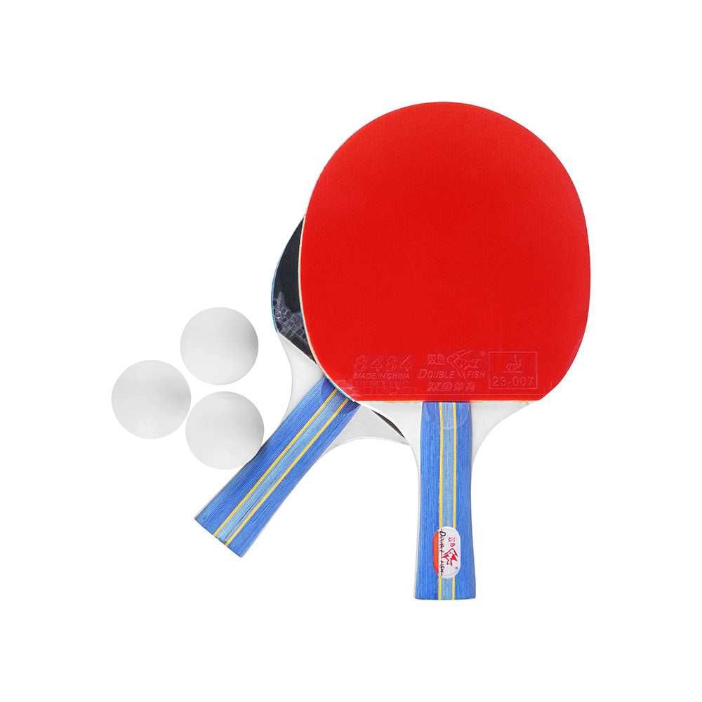 Order Double Fish 236A Table Tennis Racket Set, 2 Rackets + 3 Balls ...