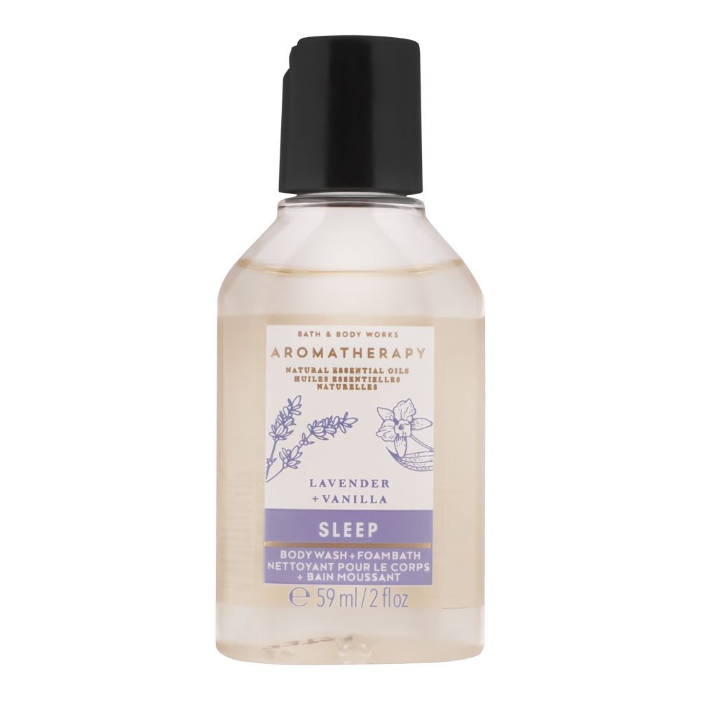 Buy Bath And Body Works Aromatherapy Lavender Vanilla Sleep Body Wash Foam Bath 59ml Online