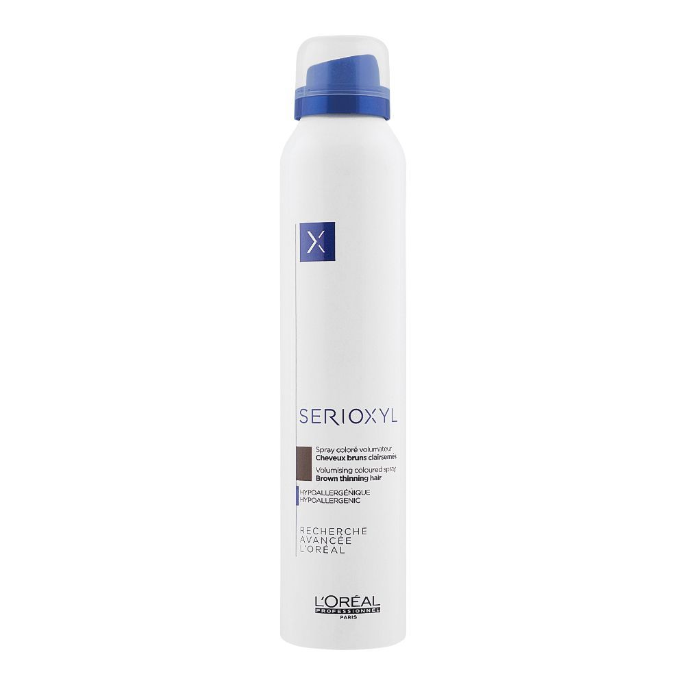 L'Oreal Professionnel Serioxyl Brown Thinning Hair Volumising Colored Spray,  2000ml