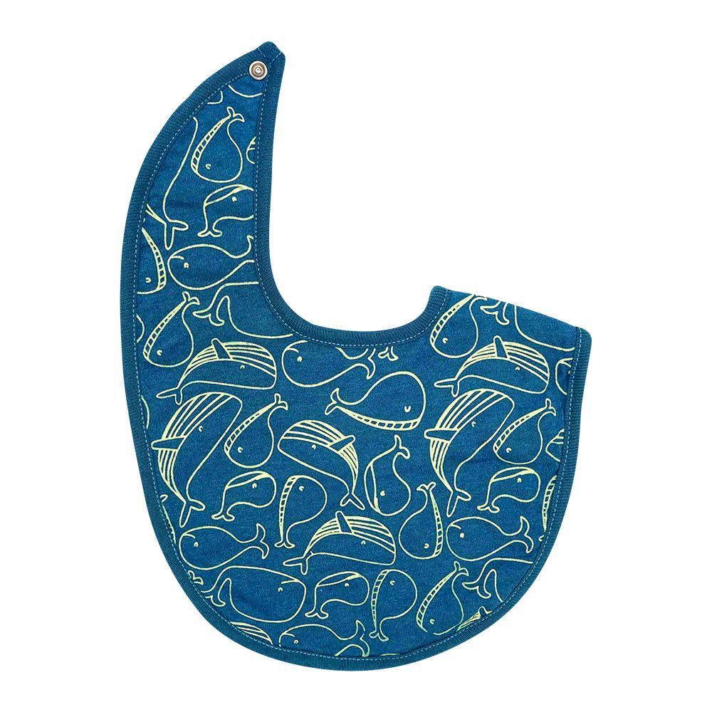 Buy The Nest Single-Jersey Kiddy Shark Bib, Blue, Size One, 5763 Online ...