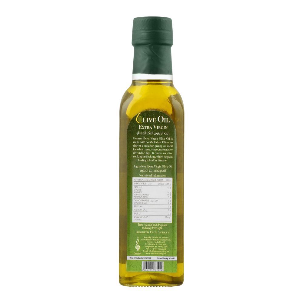 Buy Hemani Olive Oil Extra Virgin, 250ml Bottle Online at Best Price in ...