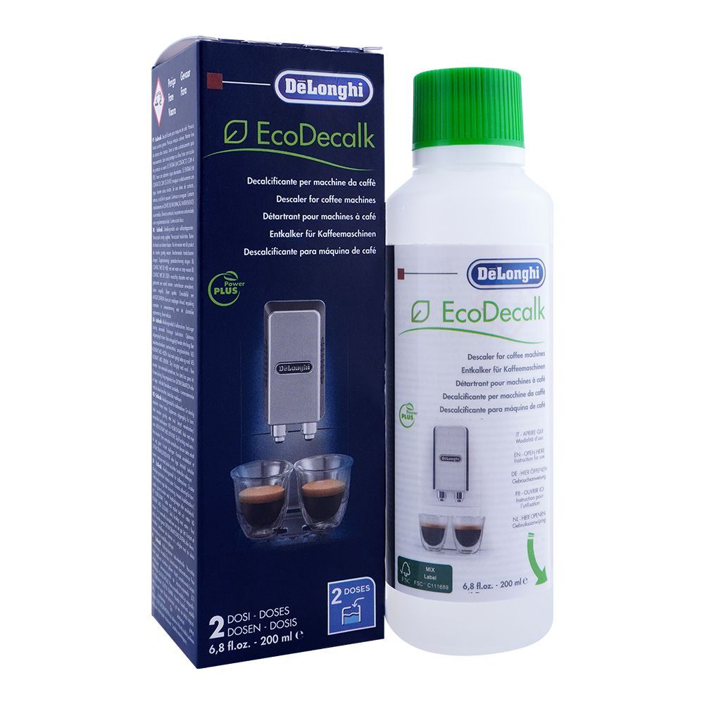 DeLonghi EcoDecalk 200ml Coffee Descaler (DLSC-202)
