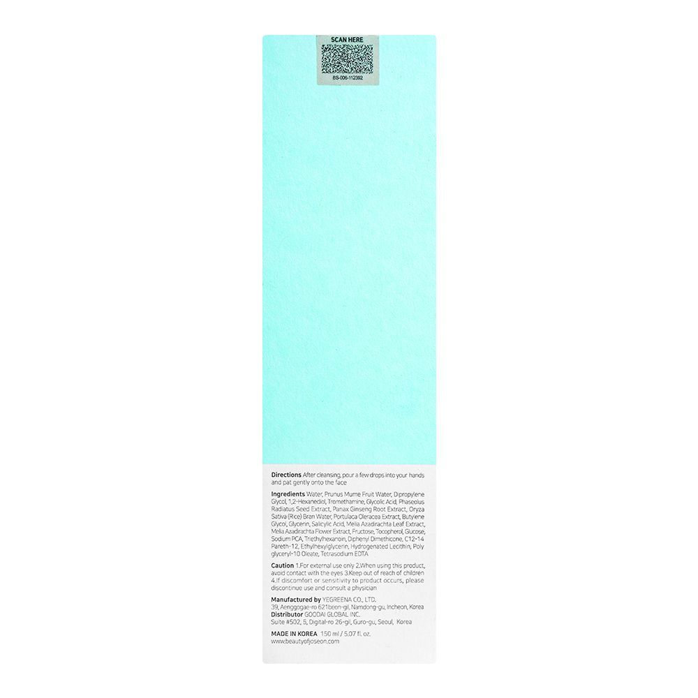 Order Beauty Of Joseon Green Plum Refreshing Toner, AHA + BHA, 150ml ...