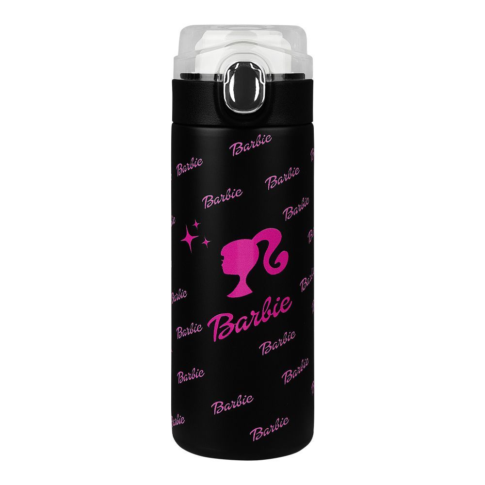 Order Barbie Theme Stainless Steel Water Bottle, 400ml Capacity, Black ...