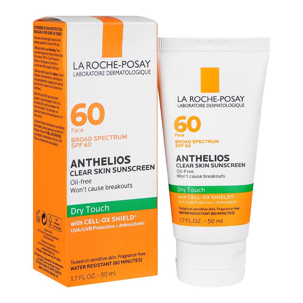 Purchase La Roche Posay Anthelios Clear Skin Sunscreen Broad Spectrum Spf 60 Oil Free Water 6231