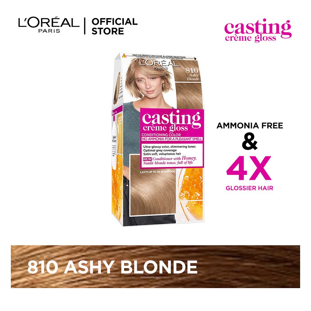 Buy L'Oreal Paris Casting Hair Color, 810 Ashy Blonde Online at Best Price  in Pakistan 