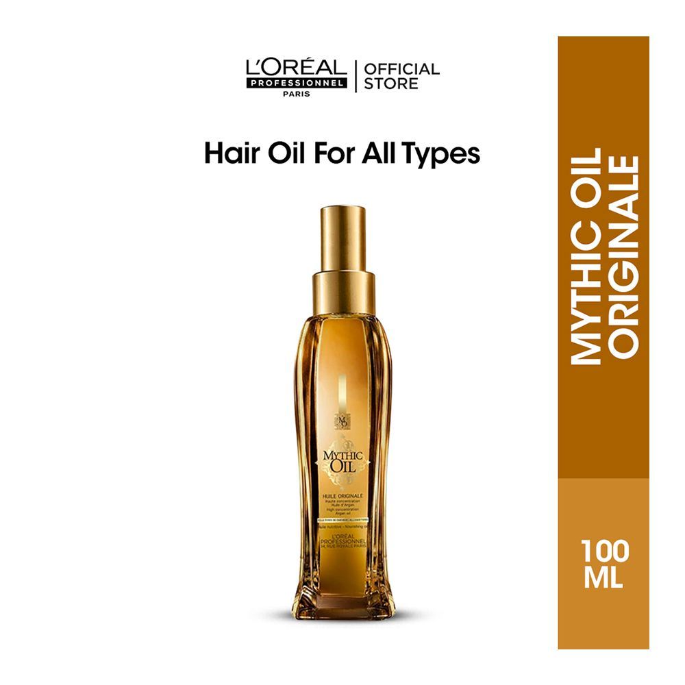 LOreal professional Mythic Oil Nourishing Oil for all hair types with Argan  Oil 100ml 
