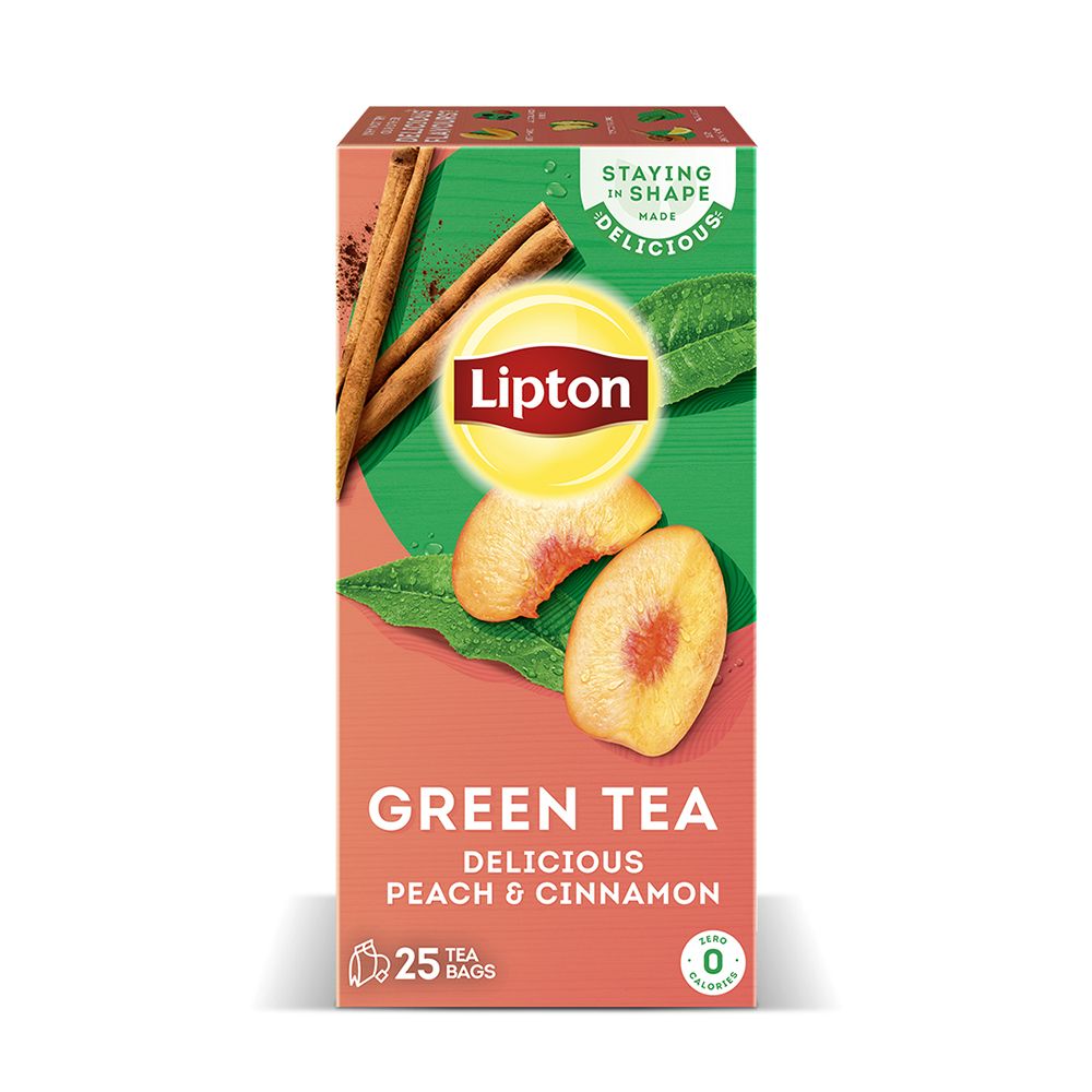 Lipton Green Tea Bags White Mangosteen Peach