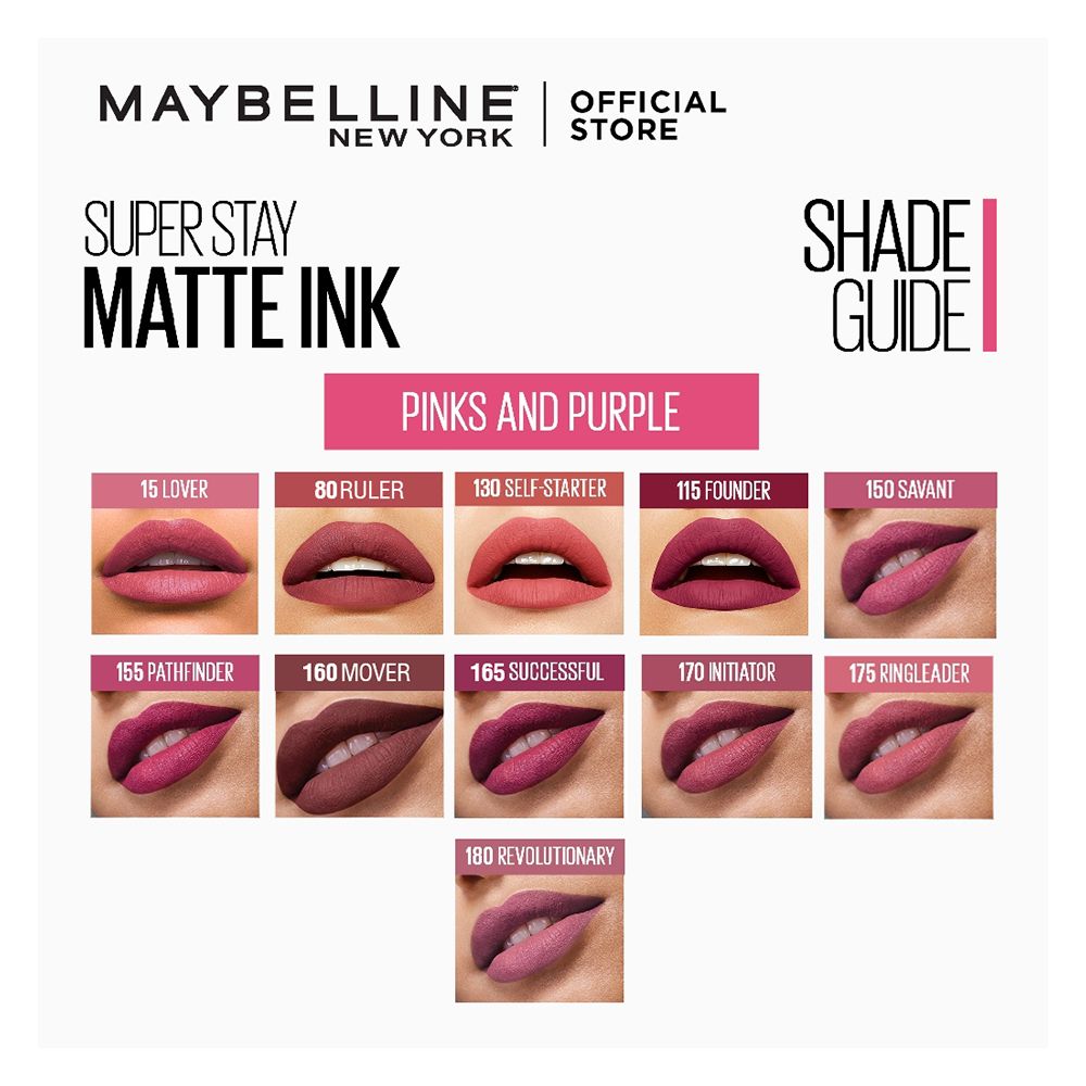 Order Maybelline Superstay Matte Ink Lipstick 80 Ruler Online At Special Price In Pakistan Naheed Pk