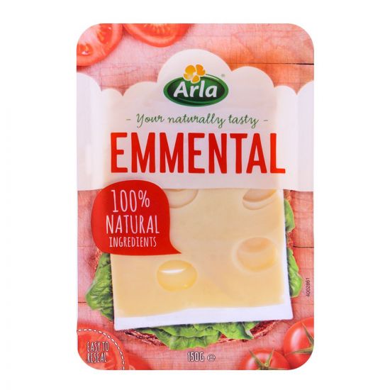 Buy Arla Emmental Cheese Slices 150g Online at Special Price in