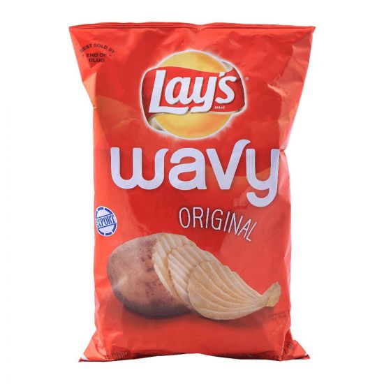 Buy Lay's Wavy Original Potato Chips (Imported), 184.2g/6.5oz Online at ...