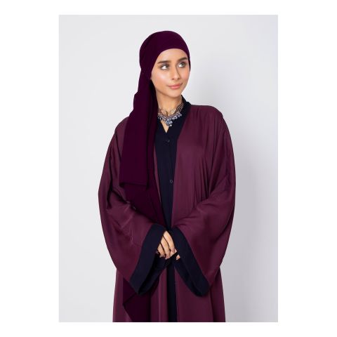 Affinity Pristine Plum Abaya