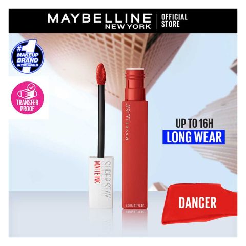 Maybelline Superstay Matte Ink Lipstick, 118, Dancer