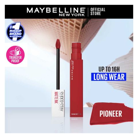 Maybelline New York Superstay Matte Ink Lipstick, 20, Pioneer