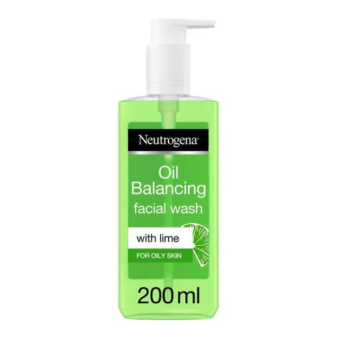 Neutrogena Oil Balancing Facial Wash, With Lime, For Oily Skin, 200ml