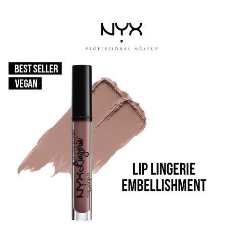 NYX Liquid Lipstick Lip Lingerie, 02 Embellishment