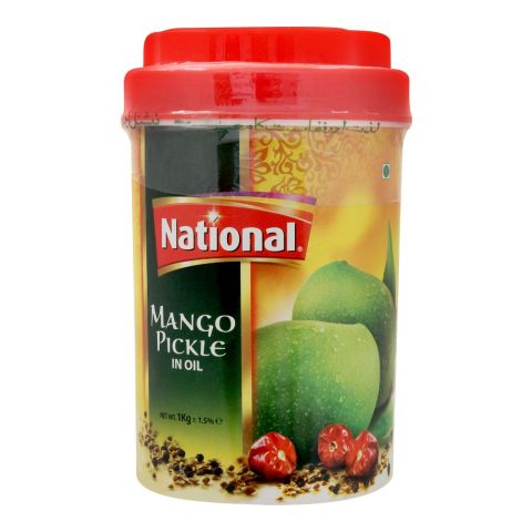 National Mango Pickle In Oil, 1000g