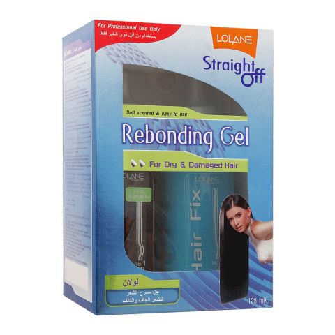 Lolane Rebonding Gel, For Dry & Damaged Hair, 125ml