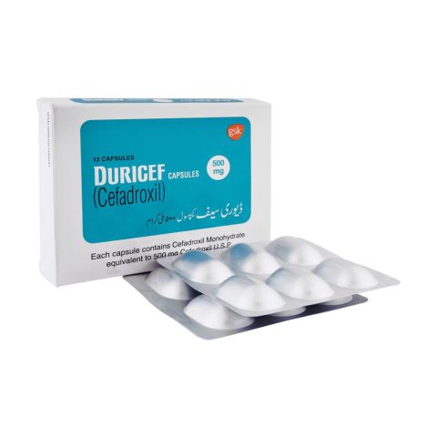 GSK Duricef Capsule, 500mg, 12-Pack