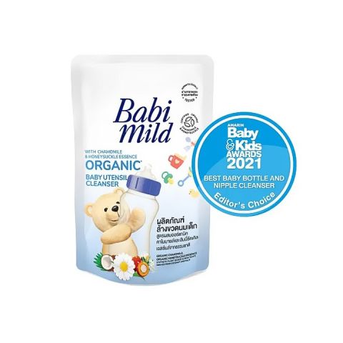 Babi Mild Organic Baby Utensil Cleanser, Pouch, 570ml