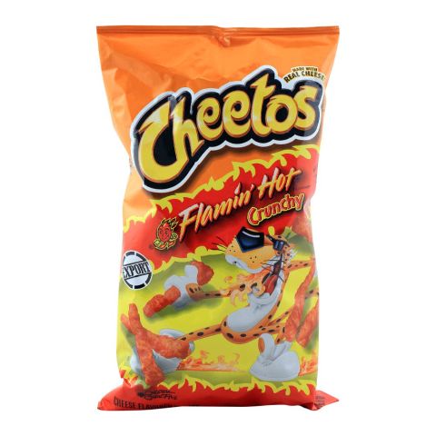Cheetos Flamin Hot Crunchy (Imported), 226.8g/8oz