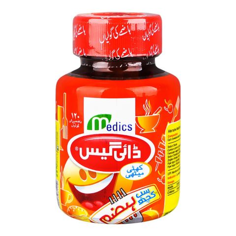 Digas Tablets Khatti Methi, 120-Pack