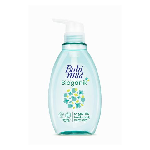 Babi Mild Bioganik Organic Head & Body Baby Bath Wash, 380ml