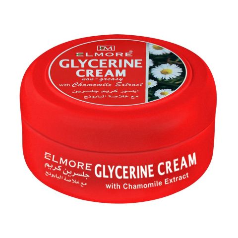 Elmore Glycerine Cream With Chamomile Extract, Non Greasy, 175g