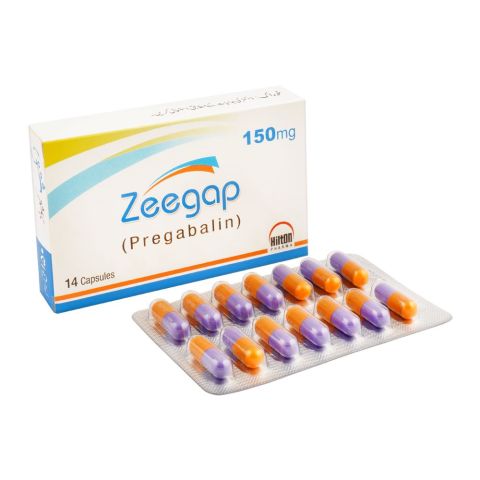 Hilton Pharma Zeegap Capsule, 150mg, 14-Pack