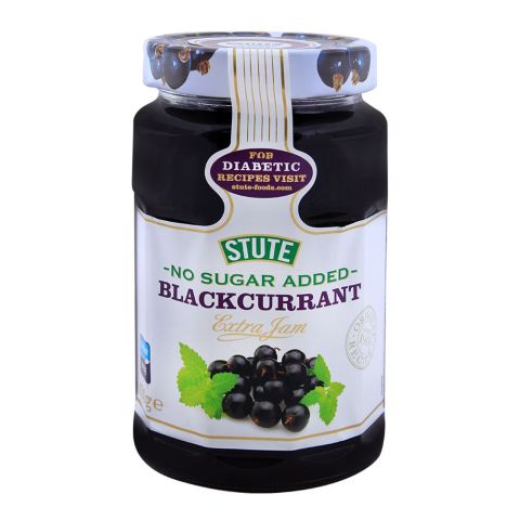 Stute No Sugar Added Blackcurrant Jam 430g