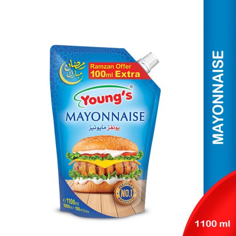 Young's Mayonnaise, 1-Liter Pouch