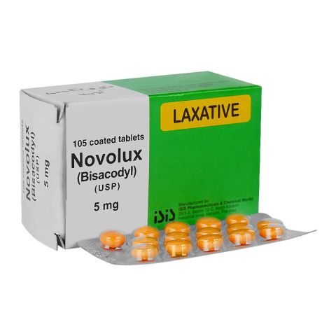 Novolux Bisacodyl Tablets, 5mg