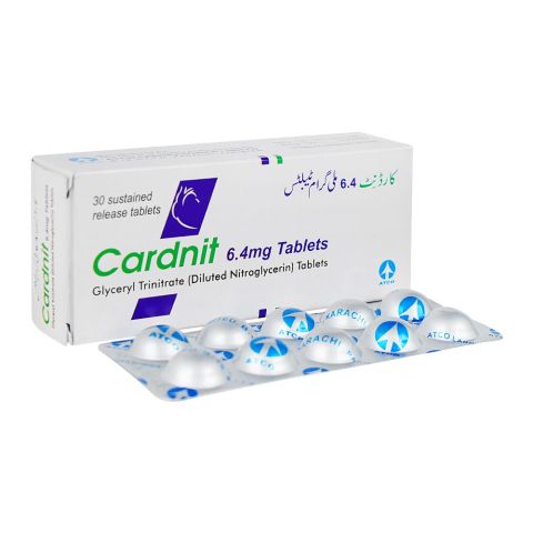 Cardnit 6.4mg Tablets, 6.4mg, Box (30 Tablets)