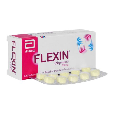 Flexin Tablets, 250mg, Strip (10 Tablets)